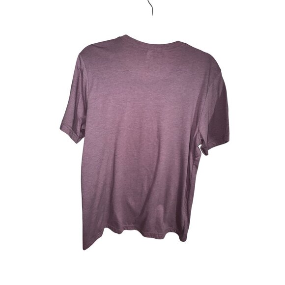 Bella+Canvas Womens Graphic Tee "Here's To Strong Women" Large Purple White Cute - Picture 3 of 7